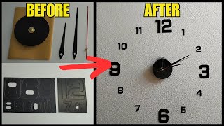 3D Wall Clock DIY Installation from China Aliexpress  Step By Step [upl. by Ahsienet]