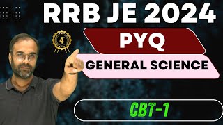 RRC JE CBT1GENERAL SCIENCE PART  4🔥🔥rrbje rrbalp rrb sureshsir [upl. by Josh]