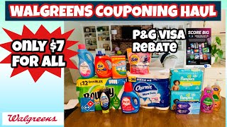 WALGREENS COUPONING HAUL lots of good deals and rebates Learn Walgreens Couponing [upl. by Kutzer]