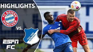 Hoffenheim vs Bayern Munich  Bundesliga Highlights  ESPN FC [upl. by Divadnhoj]