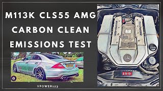 Mercedes cls55 amg m113k w219 carbon clean emissions test c219 [upl. by Selinski]