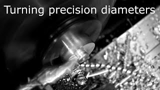 Turning precision diameters [upl. by Firahs234]