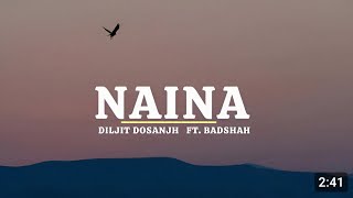 Naina slowreverb song by diljit dosanjh [upl. by Oirtemed412]