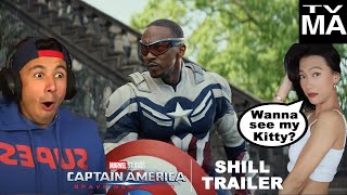 MCU Shills React to Captain America Brave New World  Official Trailer [upl. by Kopans685]