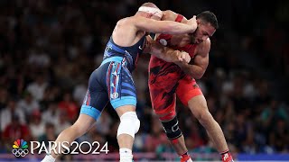 Kyle Snyder fails to make mens 97kg podium in loss to Irans Azarpira  Paris Olympics  NBC Sports [upl. by Naawaj]