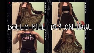 DOLLS KILL TRY ON HAUL [upl. by Julis]