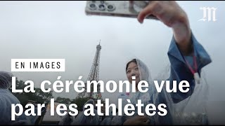 JO Paris 2024  la cérémonie d’ouverture vue par les athlètes [upl. by Aehsrop]