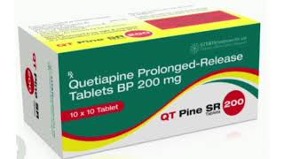 QT Pine SR 200 Tablets Quetiapine ProlongedRelease Tablets BP 200 mg [upl. by Gregg]