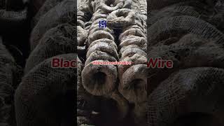 FHZZ Black Binding Wire Black Annealed Wire Soft Tie Wires Used for Hardware amp Building Materials [upl. by Pember624]