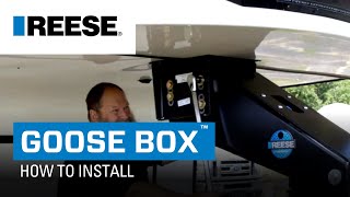 REESE® Goose Box™ Installation  RV Pin Box to Gooseneck Adapter for 5th Wheel Trailers  PN94920 [upl. by Cummins]