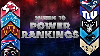 NFL Week 10 Power Rankings [upl. by Esinned541]