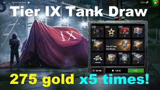 Tier IX Tank Draw WoT Blitz 🔥 I got some luck but 🥇Tank Hunting🥇 [upl. by Uv]