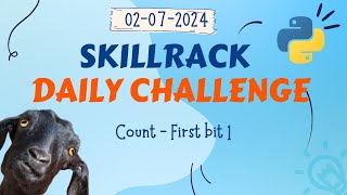 SKILLRACK DAILY CHALLENGE SOLUTION  02072024  Python [upl. by Nimaj]