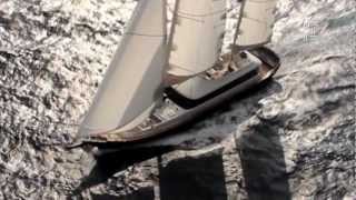 Super Yacht Video  Sailing Yacht Infinity [upl. by Acinhoj699]