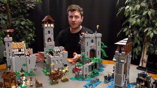 Lego Lion Knights Castle Expansion Update 1 [upl. by Nnairek]