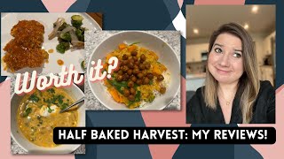 I tried 3 Half Baked Harvest MealsMy honest thoughts  Cook with me [upl. by Eniroc]