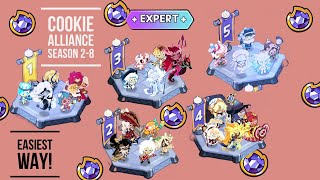 Cookie Alliance Season 28 Expert Difficulty Guide  Easiest Way  Cookie Run Kingdom [upl. by Lathe237]