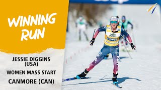 Diggins powers to Mass Start win in Canada  FIS Cross Country World Cup 2324 [upl. by Munn557]