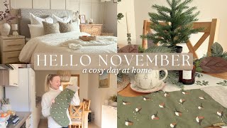 hello november  festive decor haul amp cosy day at home [upl. by Nae]