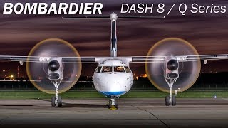 Bombardier Dash 8Q Series  турбовинтовой регионал [upl. by Aiuqram]