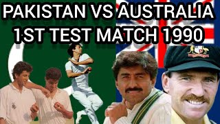 Pakistan vs Australia 1st test match 1990 [upl. by Hsakaa863]