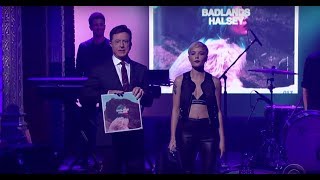 Halsey  New Americana Live at The Late Show 2015 [upl. by Radu]