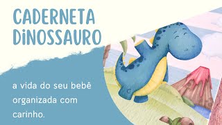 Caderneta de vacinação Dinossauro baby [upl. by Nueormahc]