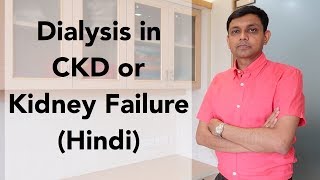 Role of Dialysis in CKD or Kidney Failure  Hindi [upl. by Eedeed]