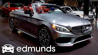 2017 MercedesBenz CClass Cabriolet Review  Features Rundown  Edmunds [upl. by Nnylahs]