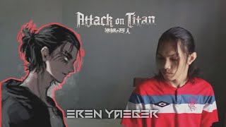 EREN YEAGER ATTACK ON TITAN HAIRSTYLE remake [upl. by Ydwor]