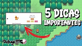 5 DICAS que você PRECISA SABER antes de começar a jogar POKEMON DELUGE RPG [upl. by Tyler]