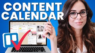 How To Create A Content Calendar For Social Media With TRELLO  The Ultimate Content Strategy Tool [upl. by Amabil]