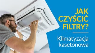 Jak czyścić filtry w klimatyzacji kasetonowej [upl. by Amlet]