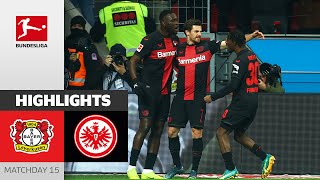 Bayer 04 Leverkusen  Eintracht Frankfurt  Highlights  Matchday 15 – Bundesliga 202324 [upl. by Ahsataj]