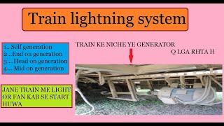 Train lightning system and its method of supply full explanation in very easy way [upl. by Benito]