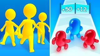 Join Clash 3D Vs Join Blob Clash 3D💧💧Walkthrough Max Update Mobile Gameplay D1A1 [upl. by Nael930]