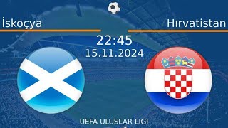 İskoçya vs Hırvatistan  Kritik Euro 2024 Maçı [upl. by Atila]