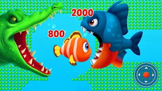 Fishdom Ads Mini Games Hungry Fish  New update 220 level Trailer video [upl. by Ymot648]