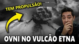 VÍDEO SECRETO DE OVNI É LIBERADO PELOS EUA  OVNI NO VULCÃO ETNA ANÁLISE [upl. by Aicul599]