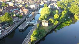 Newark Castle and River Trent by Drone [upl. by Attenreb]