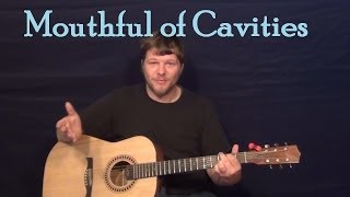 Mouthful of Cavities Blind Melon Easy Guitar Lesson How to Play Tutorial [upl. by Ahsilat668]