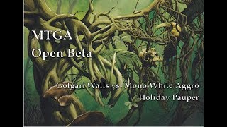 Golgari Walls vs Mono White Aggro [upl. by Aliekahs953]