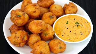 10 நிமிடத்தில் மொறு மொறு ரவை போண்டா  Rava Bonda  evening snacks in tamil  snacks recipes in tamil [upl. by Martainn]