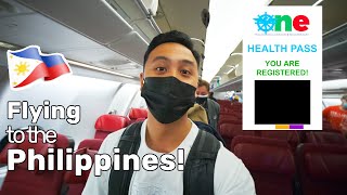 Travelling from Sydney to Manila in 2022  Philippines Qantas flight vlog [upl. by Haelem682]