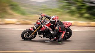 THIS DUCATI MONSTER SP IS SO FAST  BMW M1000RR [upl. by Fosdick]