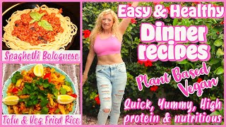 Vegan Dinner Recipes  Plant based food  Healthy Dinners  Vegetarian Recipes  Veg Dinner Recipes [upl. by Euphemiah872]