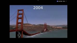 Golden gate bridge evolution Destructionshortsevolution￼goldengate￼bridge ￼ [upl. by Renelle556]