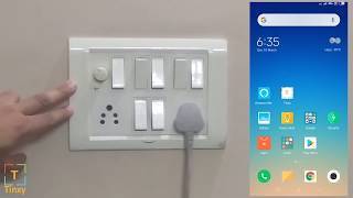 Tinxy Four Channel Smart Switch ACGEYSER SMART SWITCH Demo Video [upl. by Mutat961]