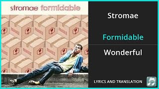 Stromae  Formidable Lyrics English Translation  Dual Lyrics English and French  Subtitles Lyrics [upl. by Ajoop]