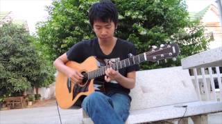 ถ้า Fingerstyle Guitar  ปิ๊ก cover [upl. by Macintosh138]